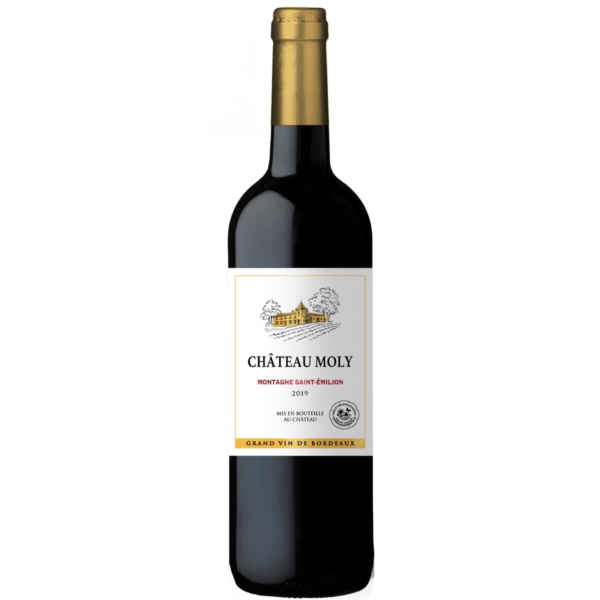 Vin rouge AOP Montagne Saint-Émilion Château Moly 75cl