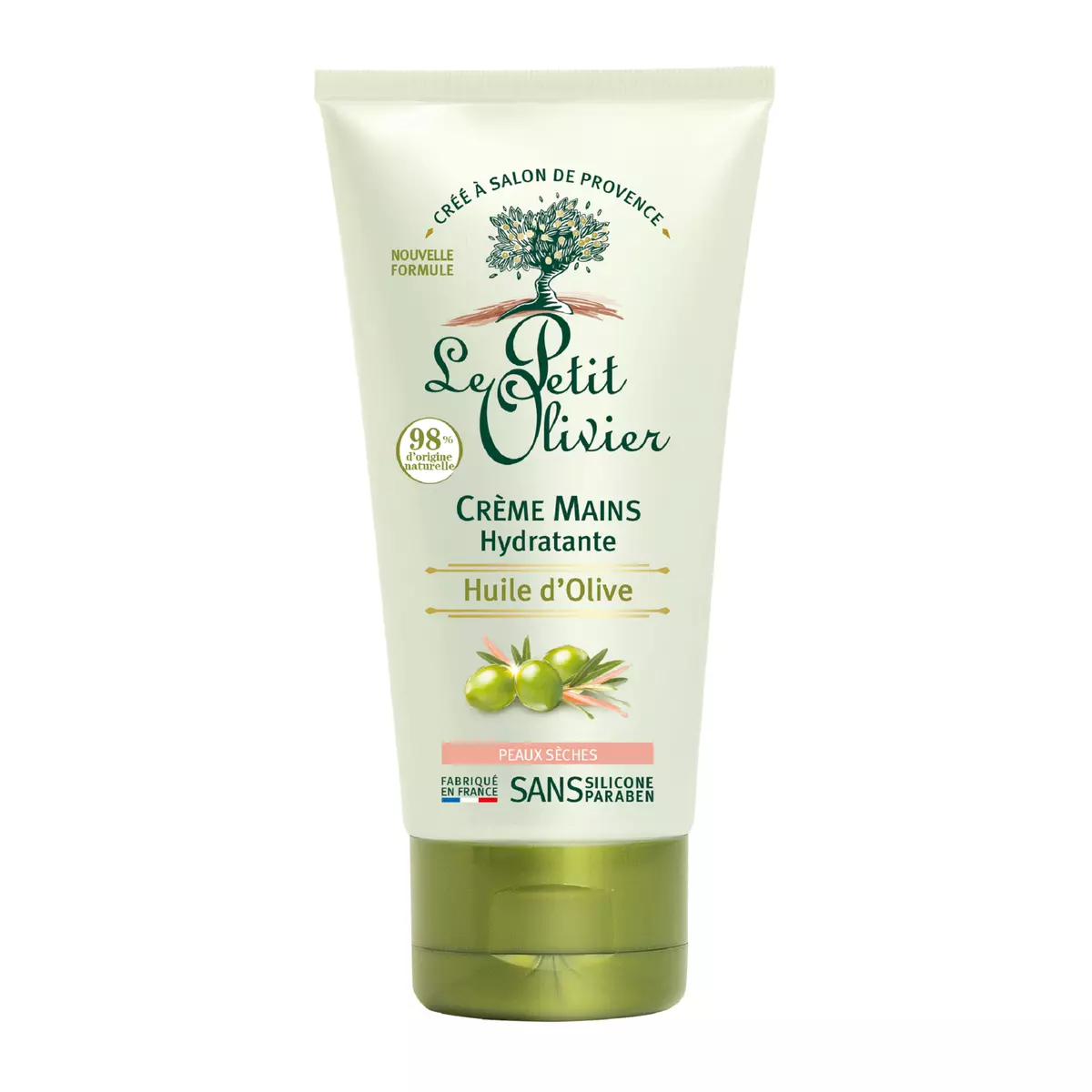 LE PETIT OLIVIER Crème mains hydratante huile d'olive peaux sèches 75ml