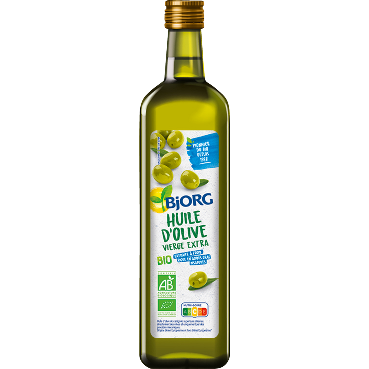 BJORG Huile d'olive vierge extra bio 75cl