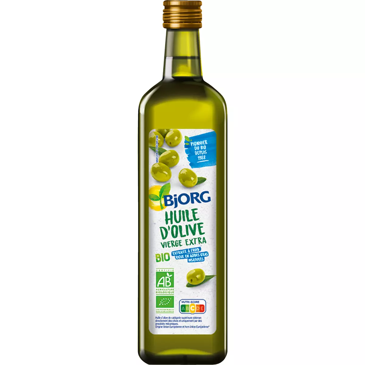 BJORG Huile d'olive vierge extra bio 75cl