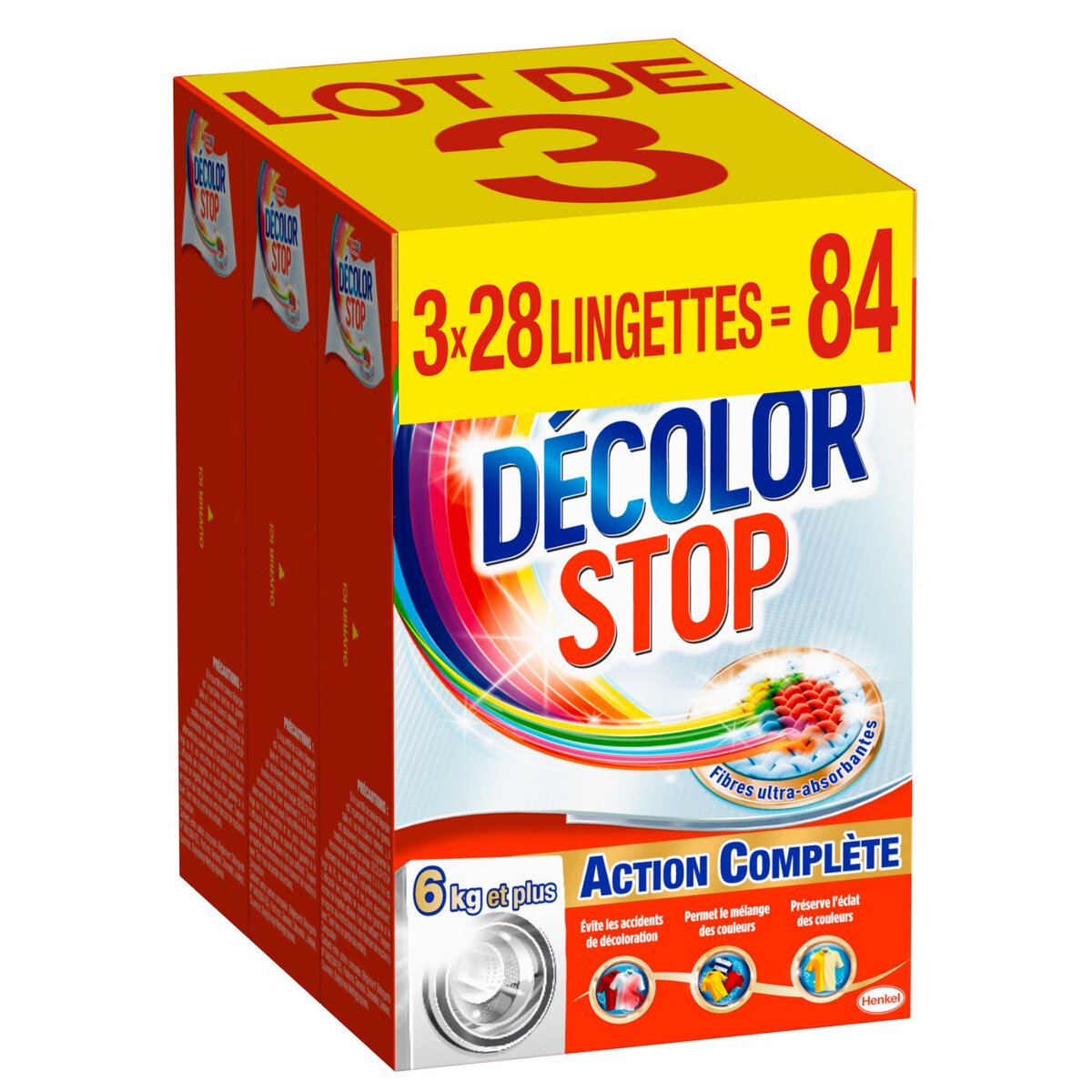 DECOLOR STOP Lingette anti-décoloration action complète 3x28