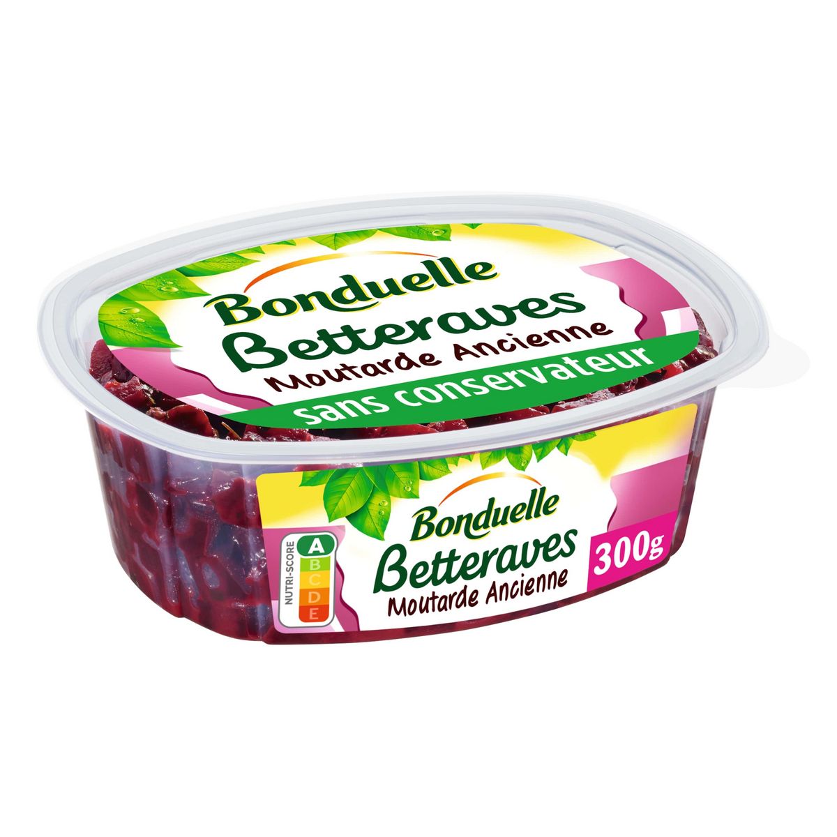 BONDUELLE Salade de betteraves à la moutarde à l'ancienne 300g