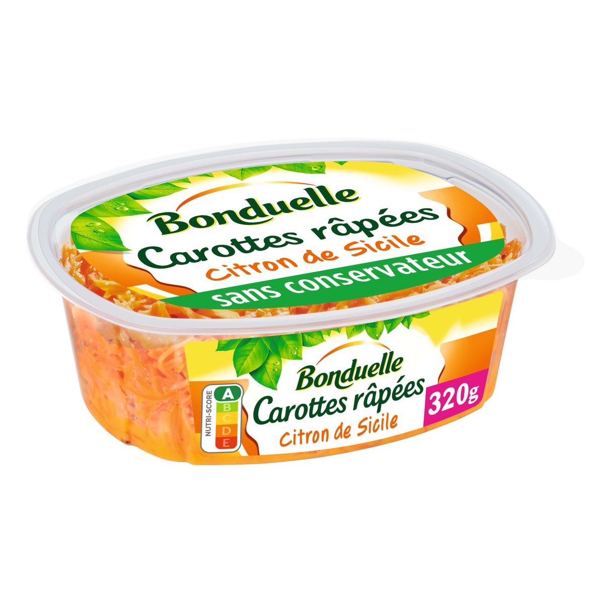 BONDUELLE Salade de carottes râpées au citron assaisonnée 320g