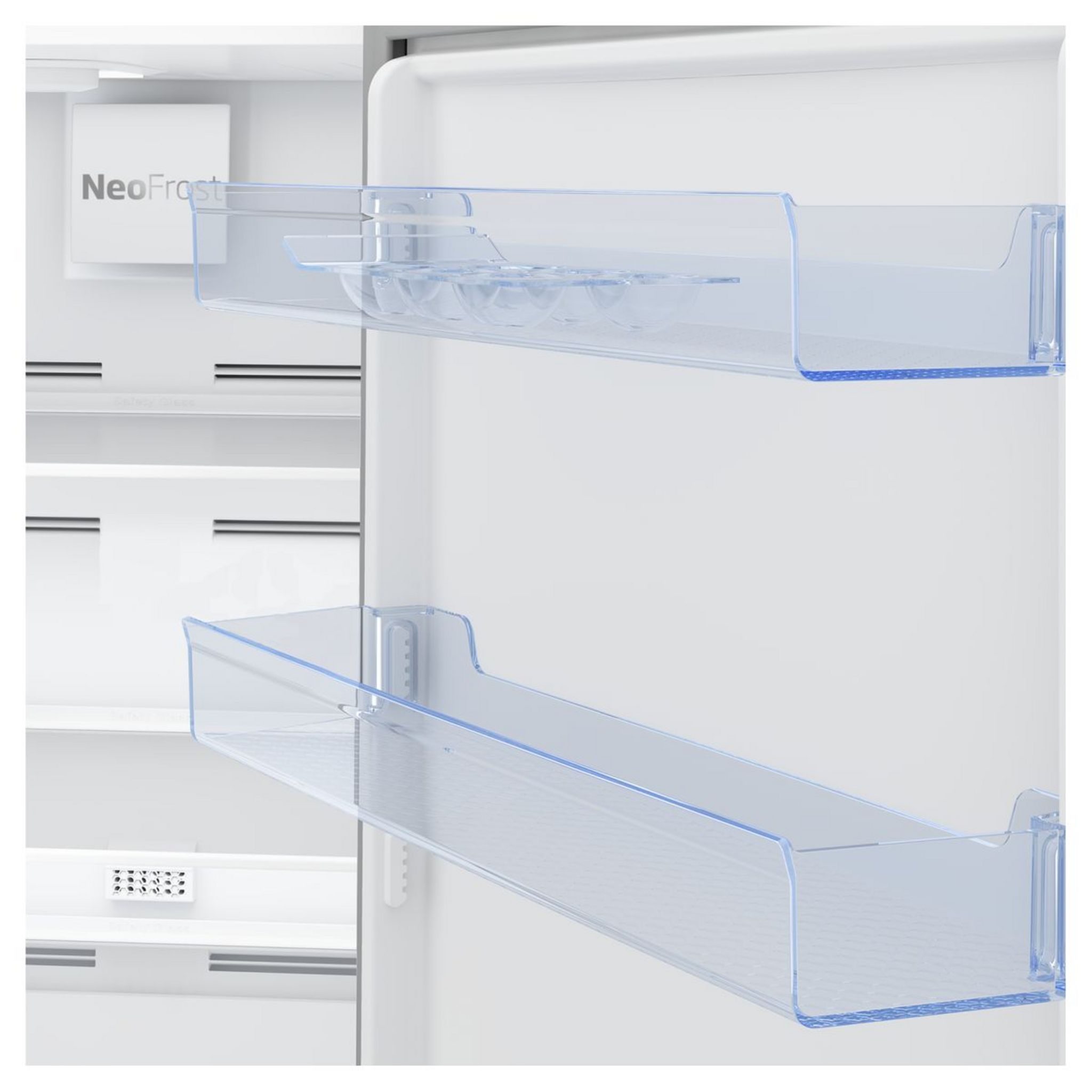 Voir la diapositive 4 : BEKO Réfrigérateur combiné RCNA366K34WN, 324 L, Froid ventilé