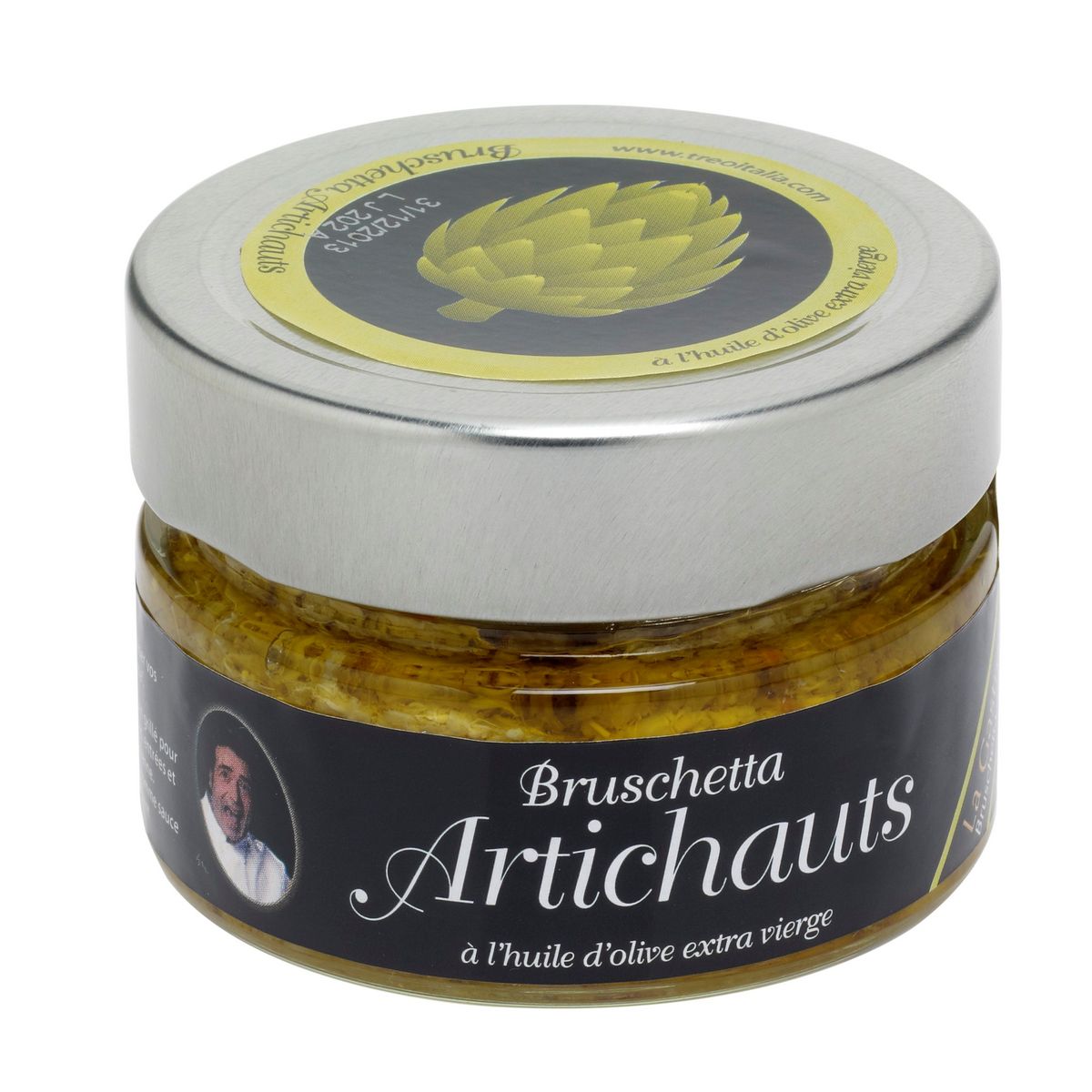 TREO Tartinable bruschetta artichauts à l'huile d'olive extra vierge 90g