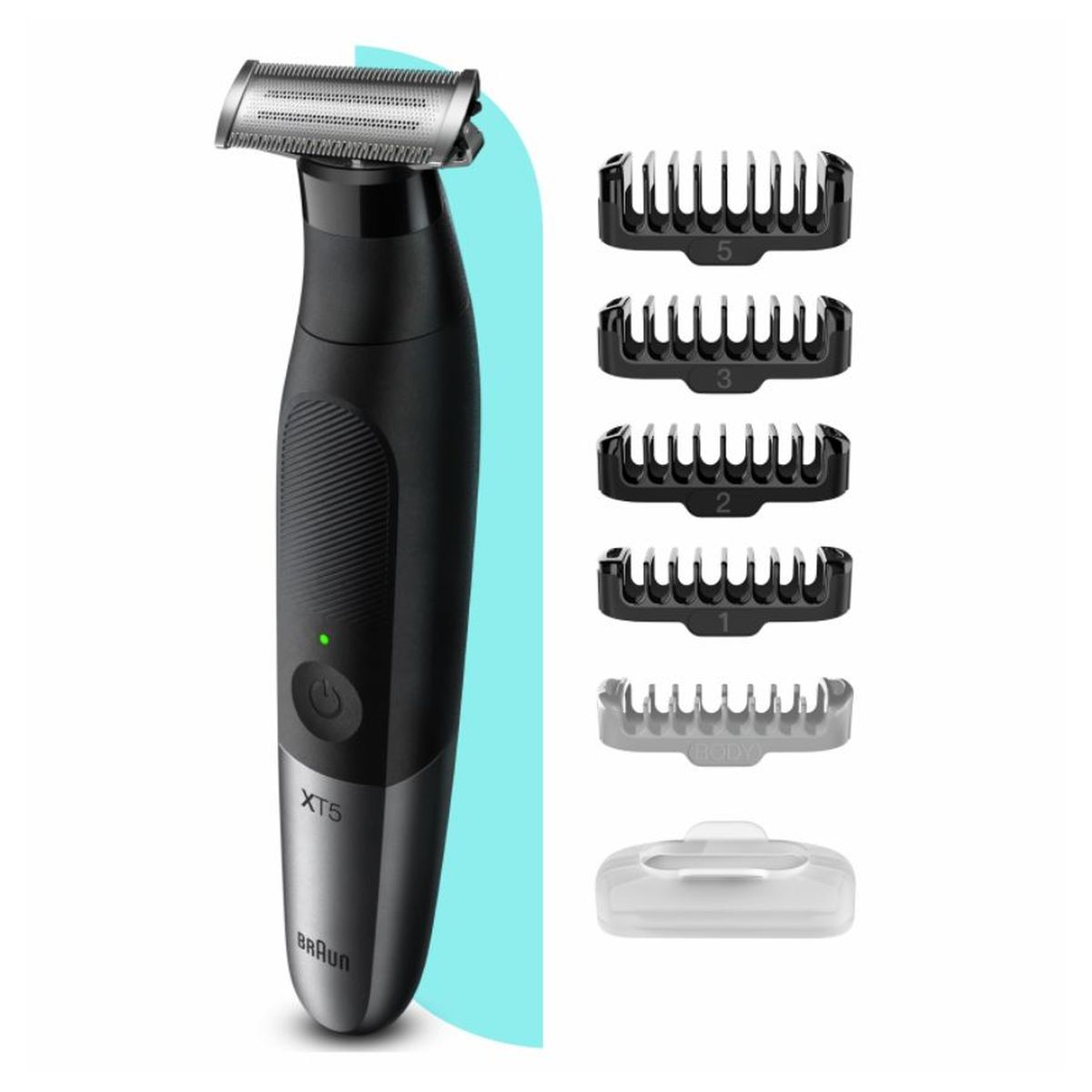Voir la diapositive 2 : BRAUN Tondeuse visage et corps XT5100 - Noir