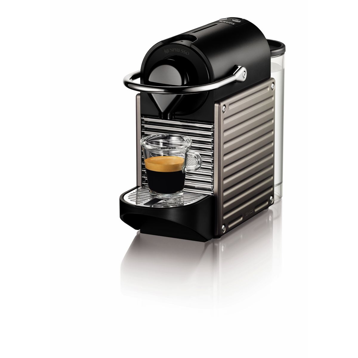 KRUPS Expresso Nespresso YY1201FD/XN3005 Pixie Titane 9 Bars