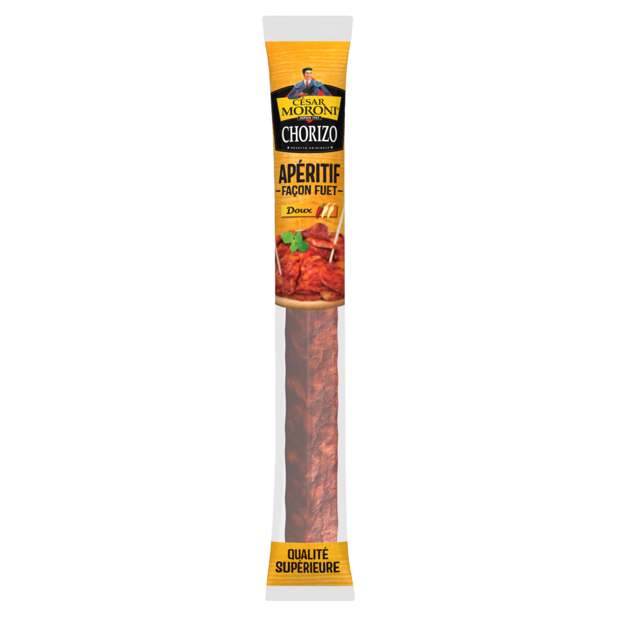 CÉSAR MORONT Apéritif Chorizo doux façon Fuet 150g
