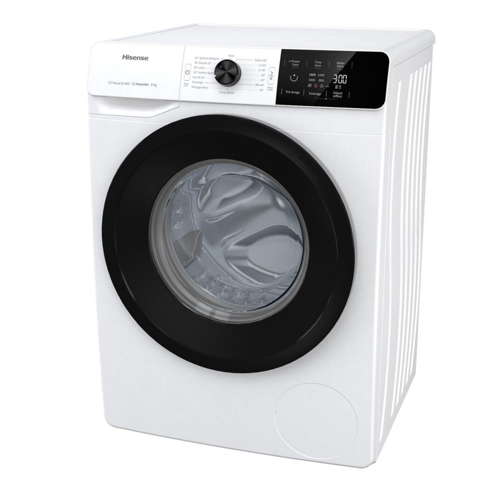 Voir la diapositive 6 : HISENSE Lave linge hublot HWGE8141V, 8 kg, 1400 T/min, B