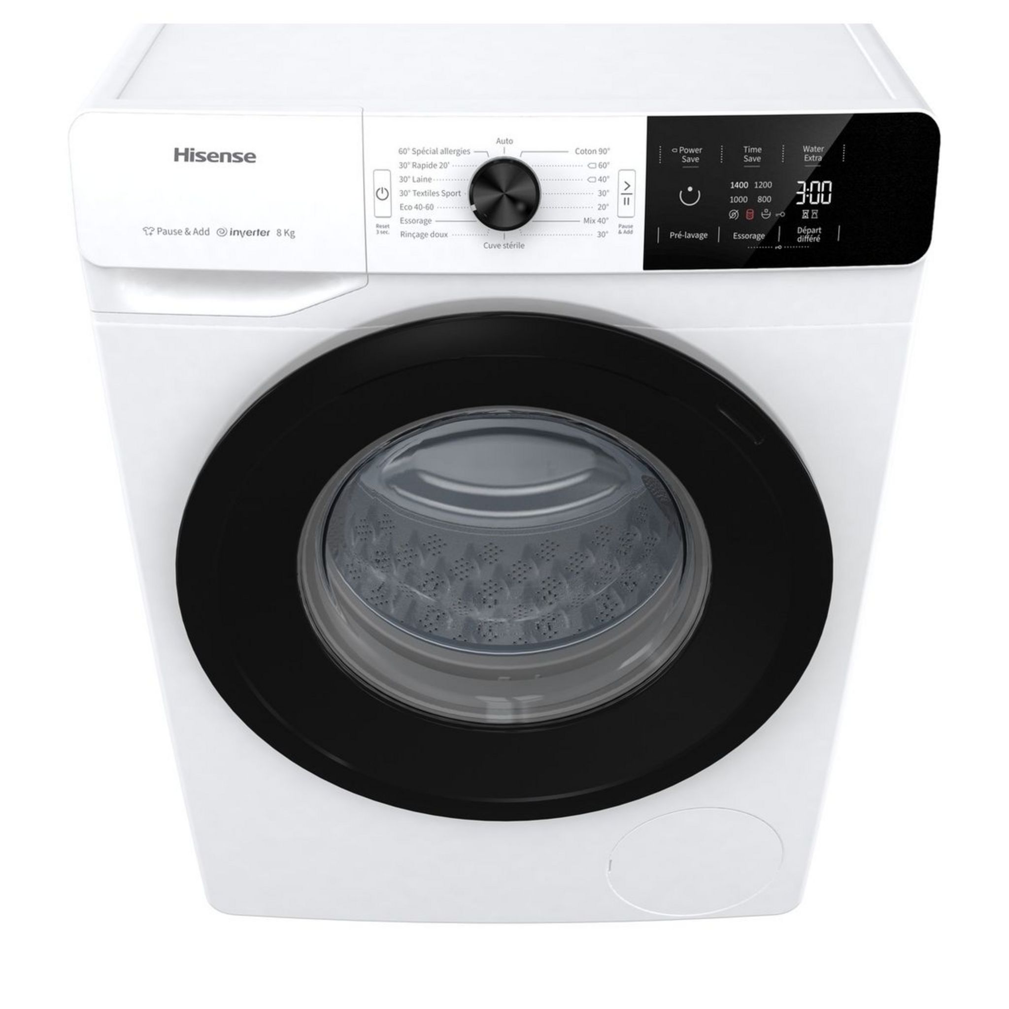 Voir la diapositive 5 : HISENSE Lave linge hublot HWGE8141V, 8 kg, 1400 T/min, B