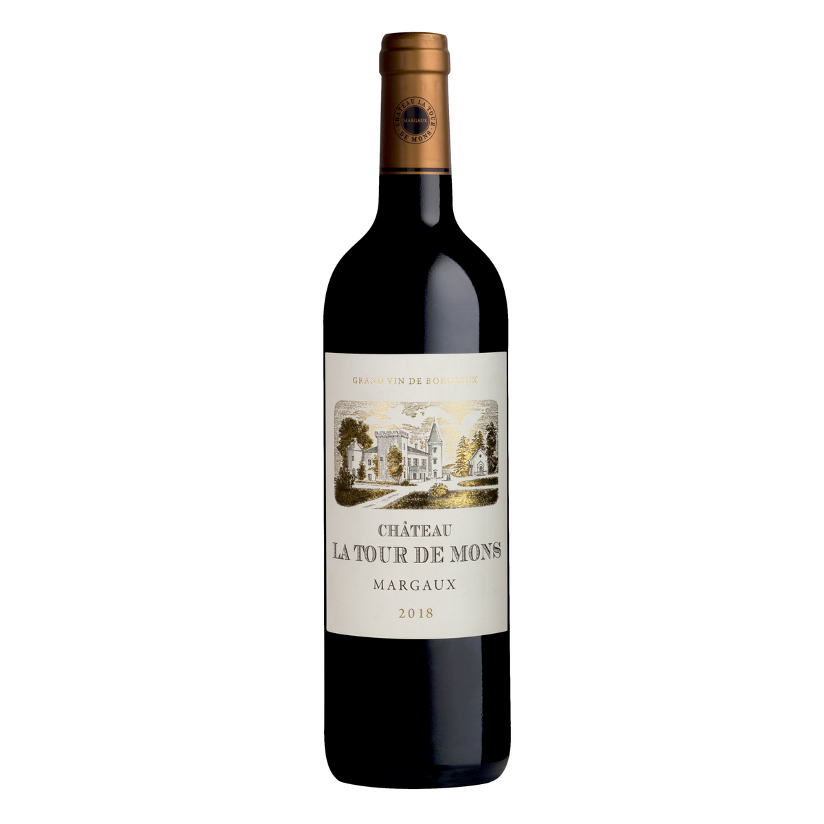 Vin rouge AOP Margaux Château La Tour de Mons 2018 75cl