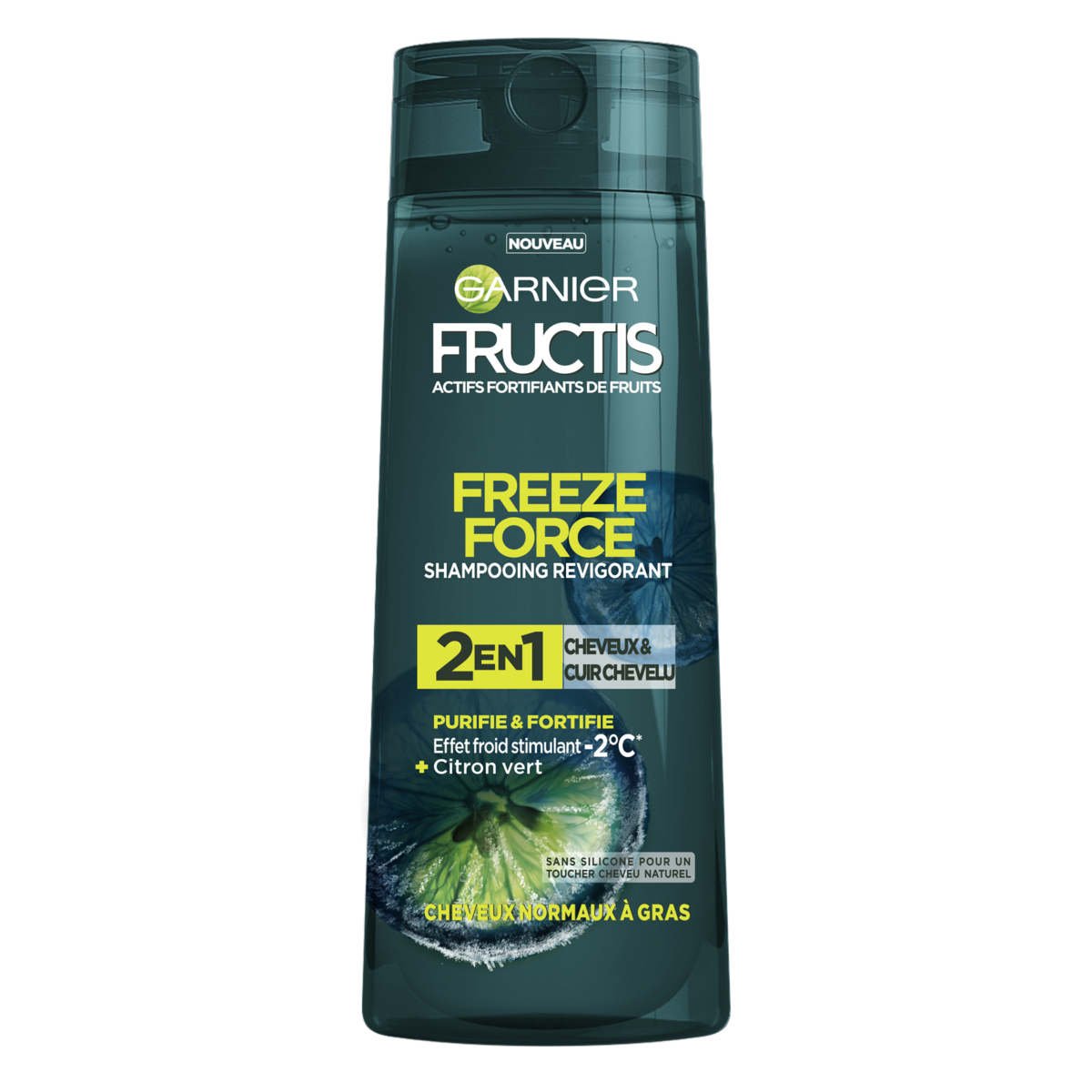 GARNIER Shampoing homme force et fraîcheur 250ml
