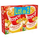 ROYCO Soupe instantanée légumes et croûtons 6 parts 2x76g