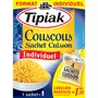 TIPIAK Couscous sachets cuisson individuels prêt en 1min30 4 sachets 4x65g