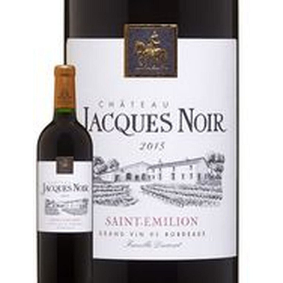 Vin rouge AOP Saint Emilion Château Jacques Noir 2015 75cl