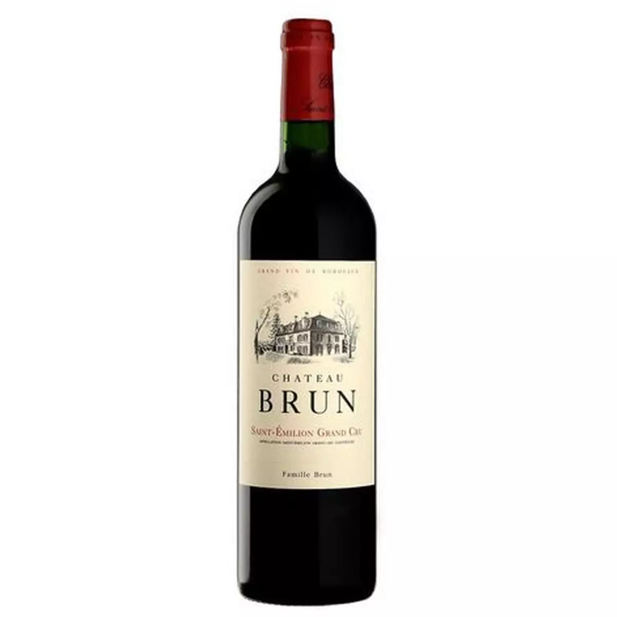 Vin rouge AOP Saint-Emilion grand cru Château Brun 2018 75cl