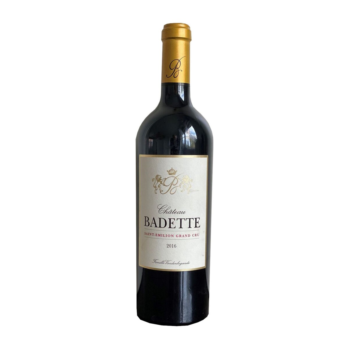 Vin rouge AOP Saint-Emilion grand cru Château Badette 2016 75cl