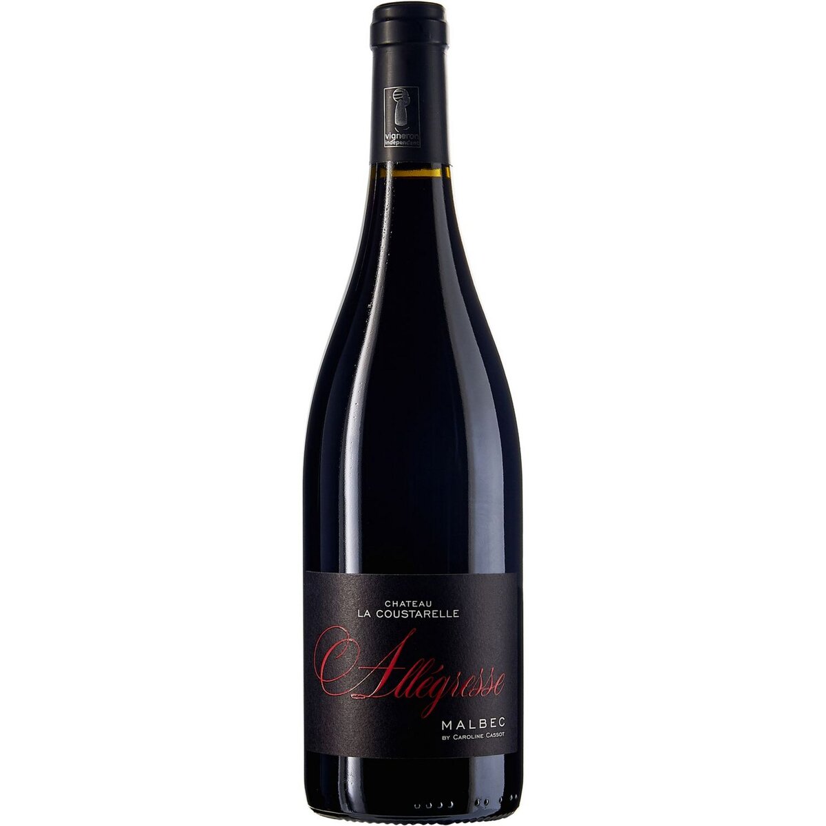 Vin rouge AOP Cahors Château la Coustarelle Allégresse 75cl