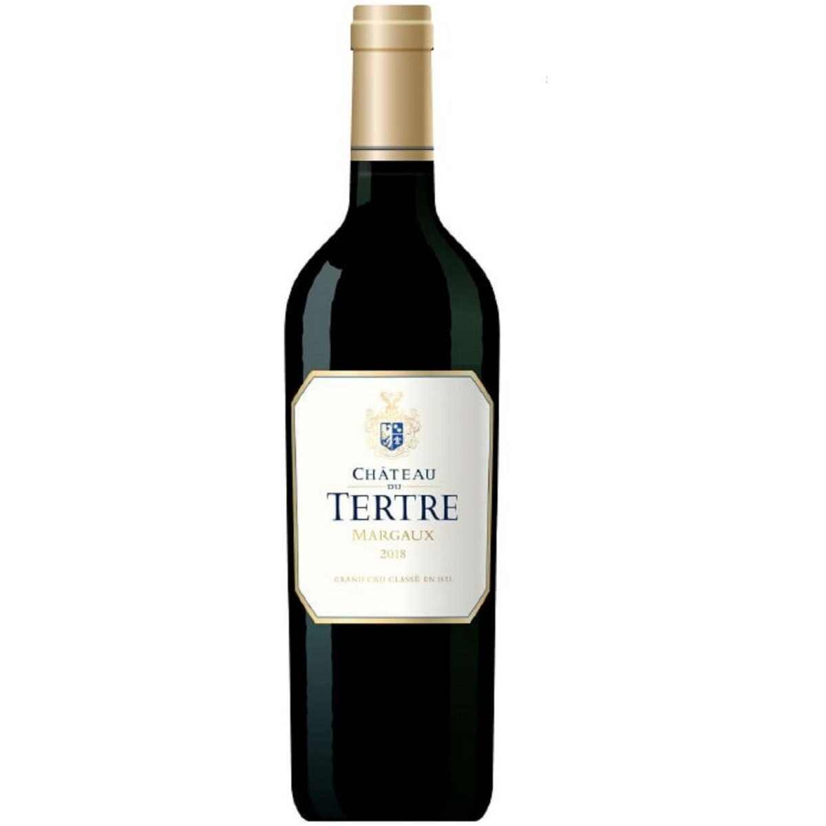 Vin rouge AOP Margaux Château du Tertre grand cru classé 2018 75cl