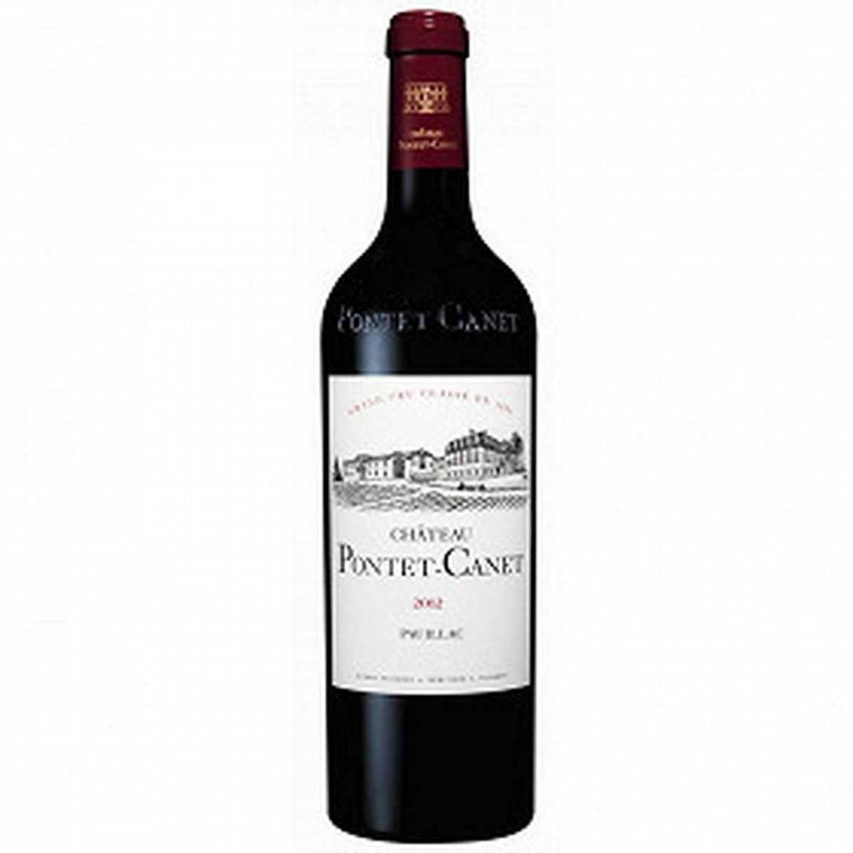 Vin rouge AOP Pauillac Château Pontet Canet 2012 75cl