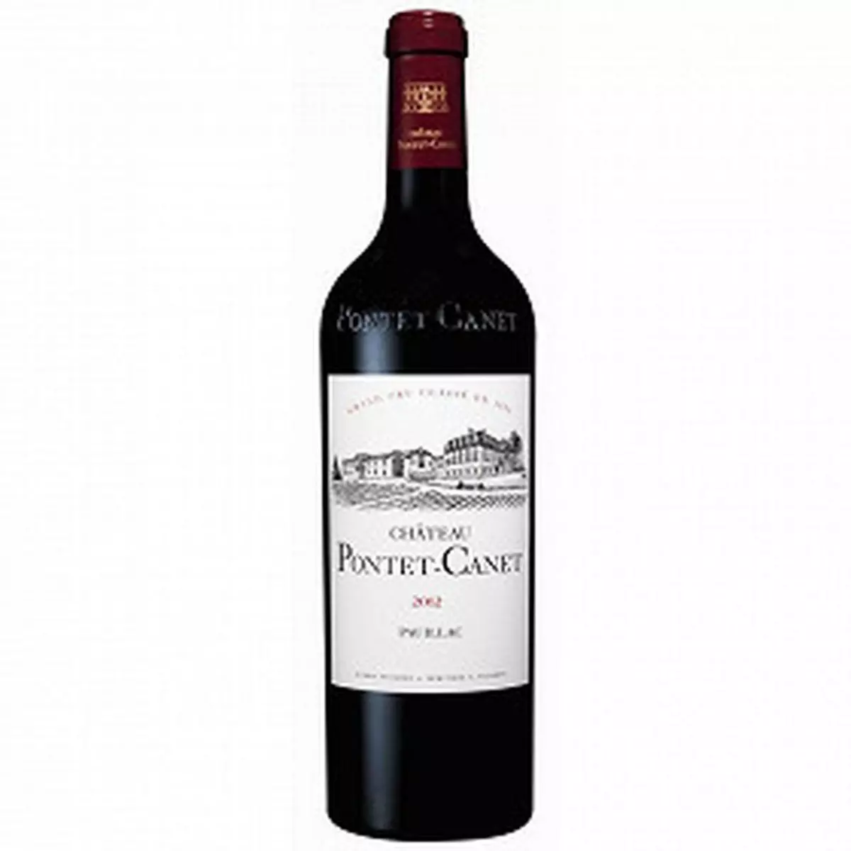 Vin rouge AOP Pauillac Château Pontet Canet 2012 75cl