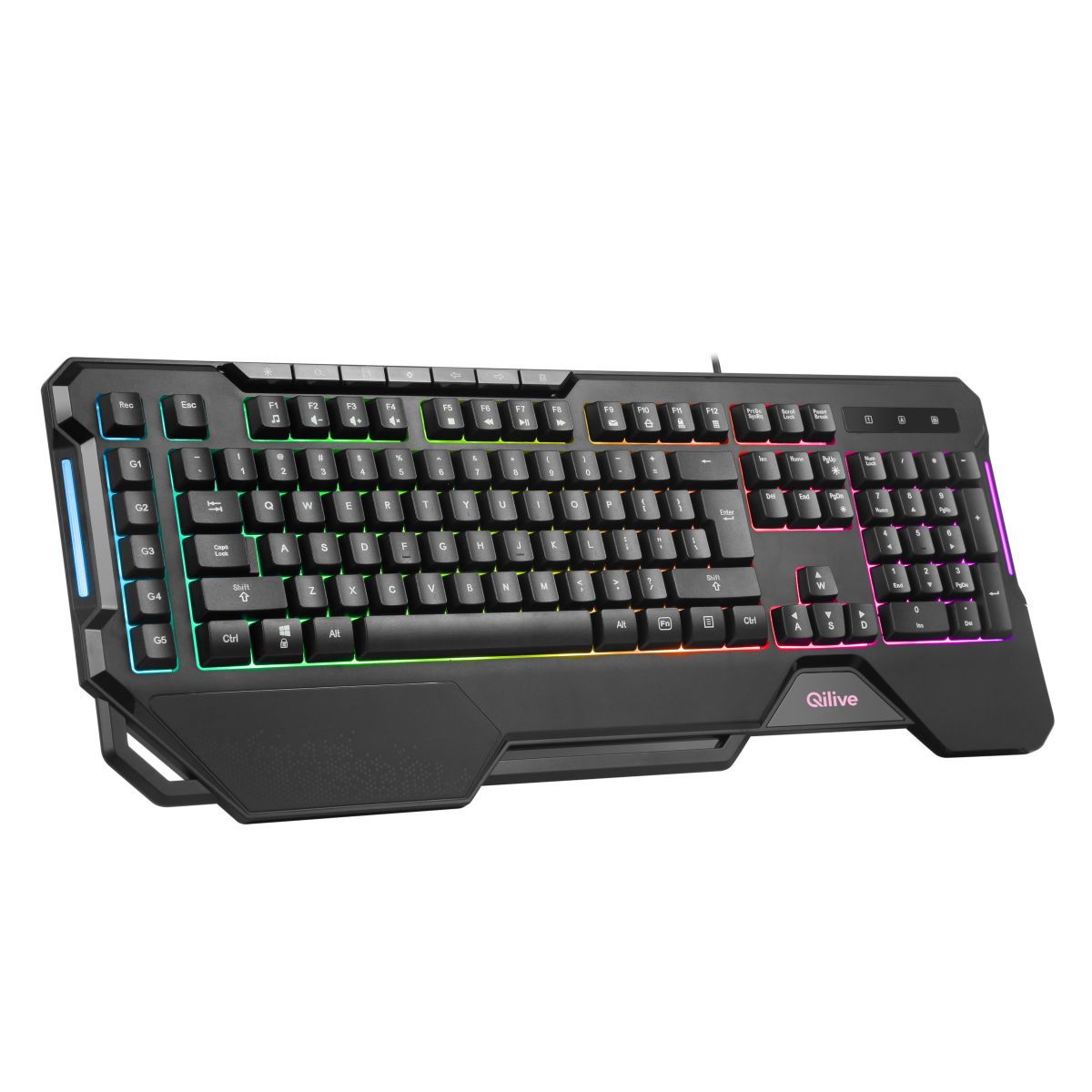 Voir la diapositive 4 : QILIVE Clavier gamer B Q.3652 - Noir