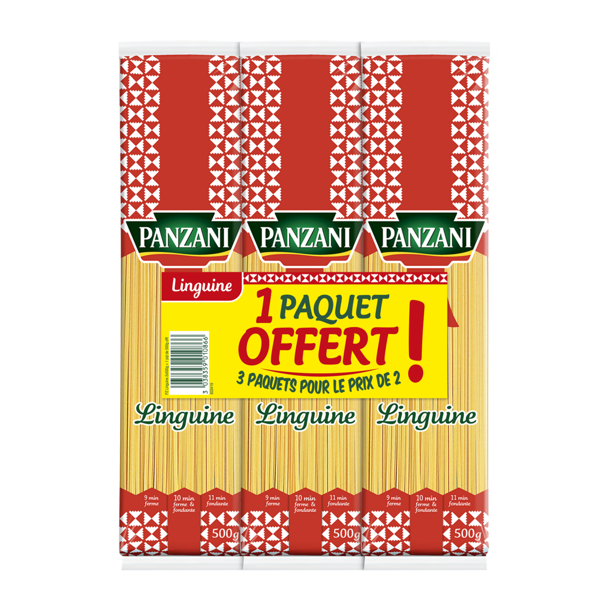 PANZANI Linguine 2x500g +1 offert