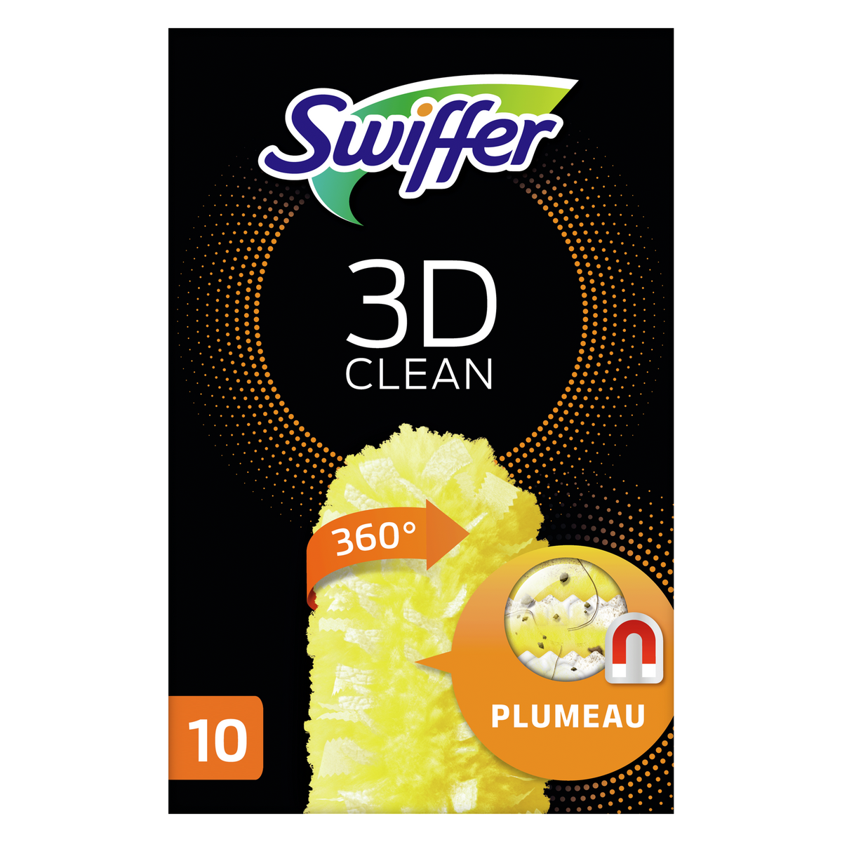 SWIFFER 3D Clean 360 plumeau 10 recharges pas cher 