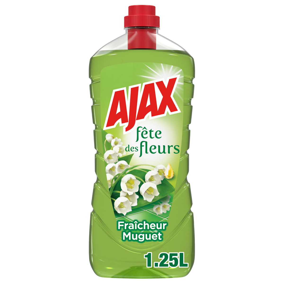 AJAX Nettoyant éco responsable fête des fleurs fraîcheur muguet 1,25l