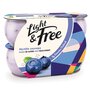 LIGHT&FREE Yaourt aux fruits allégé myrtille 4x120g