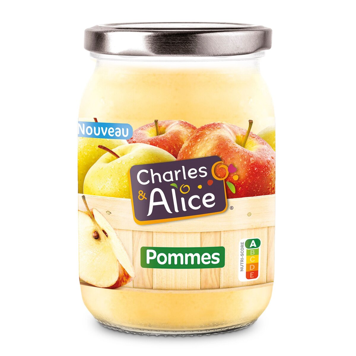 CHARLES & ALICE Spécialité pommes en bocal 625g
