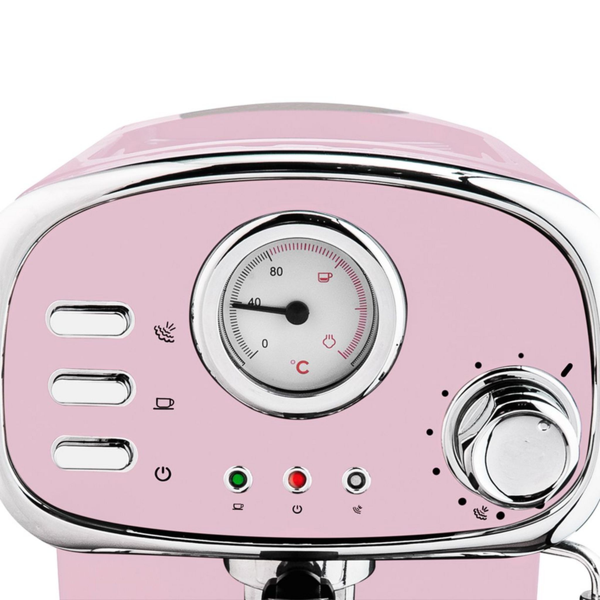 Voir la diapositive 8 : KITCHENCOOK Machine à expresso LITTLE ITALY - Rose