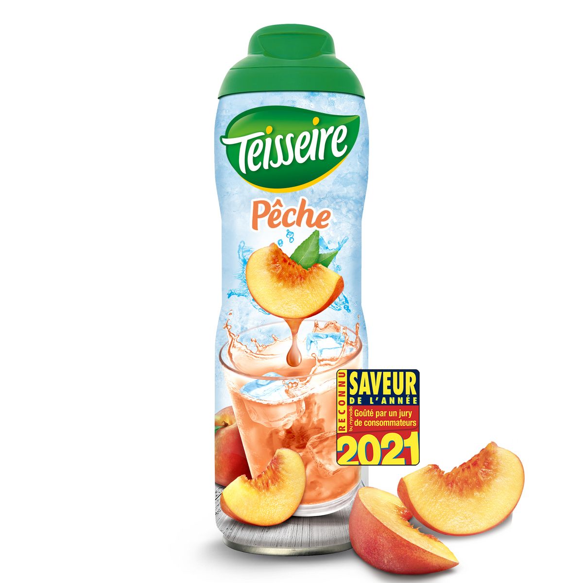 TEISSEIRE Sirop de fruits pêche bidon 60cl