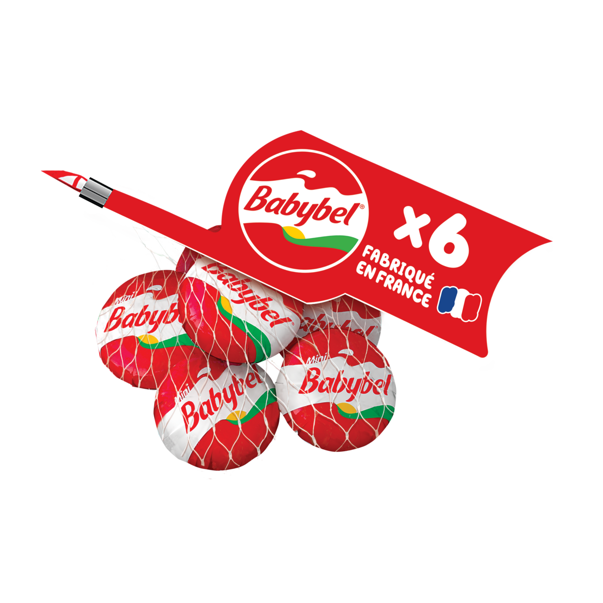 MINI BABYBEL Fromage en portions filet de 6 6 portions 132g