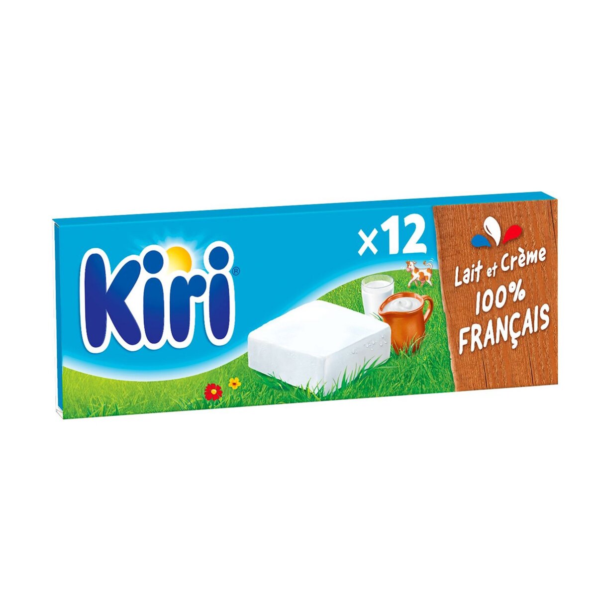 KIRI Fromage fondu à la crème en portion 12  portions 240g