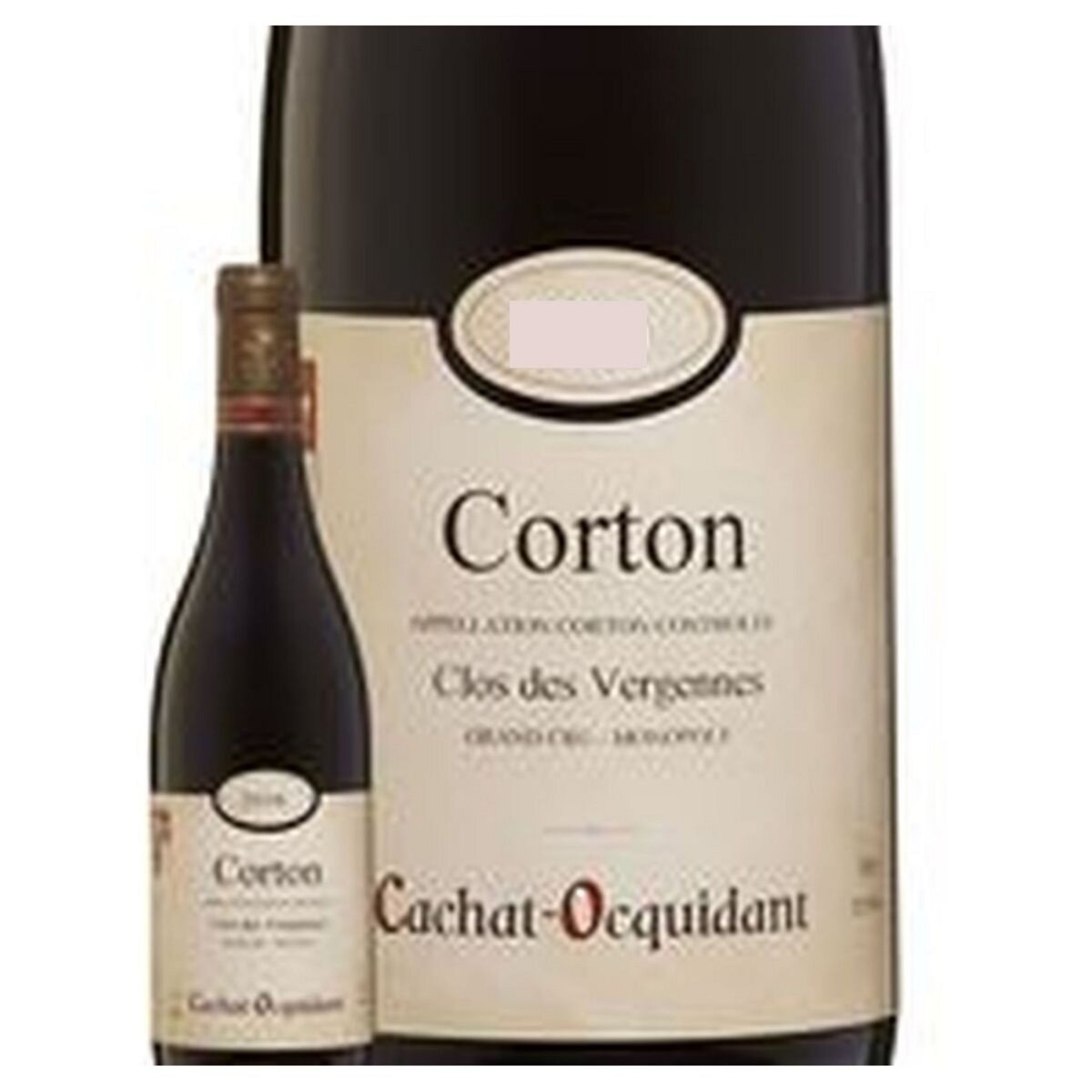 Vin rouge AOP Corton Domaine Cachat-Ocquidant vieilles vignes grand cru 2017 75cl