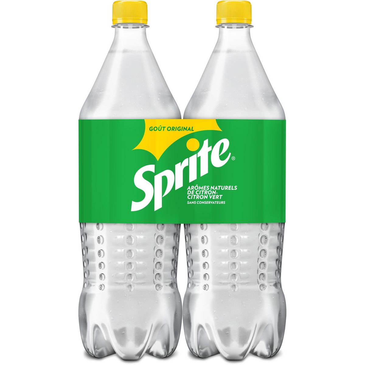 SPRITE Boisson gazeuse aux arômes naturel citron et citron vert 2 pièces 2x1.25l