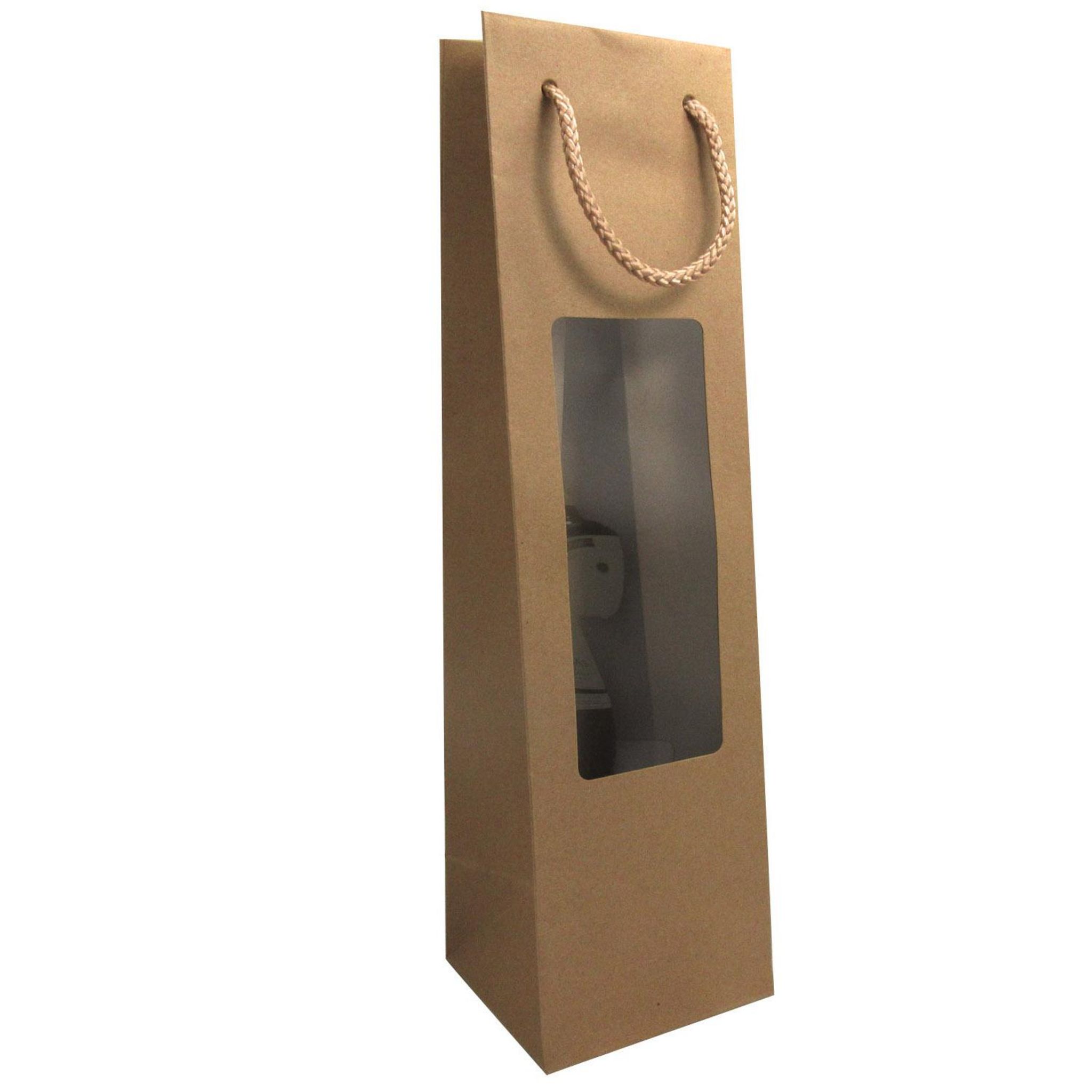 Sac kraft pour bouteille 1 pièces
