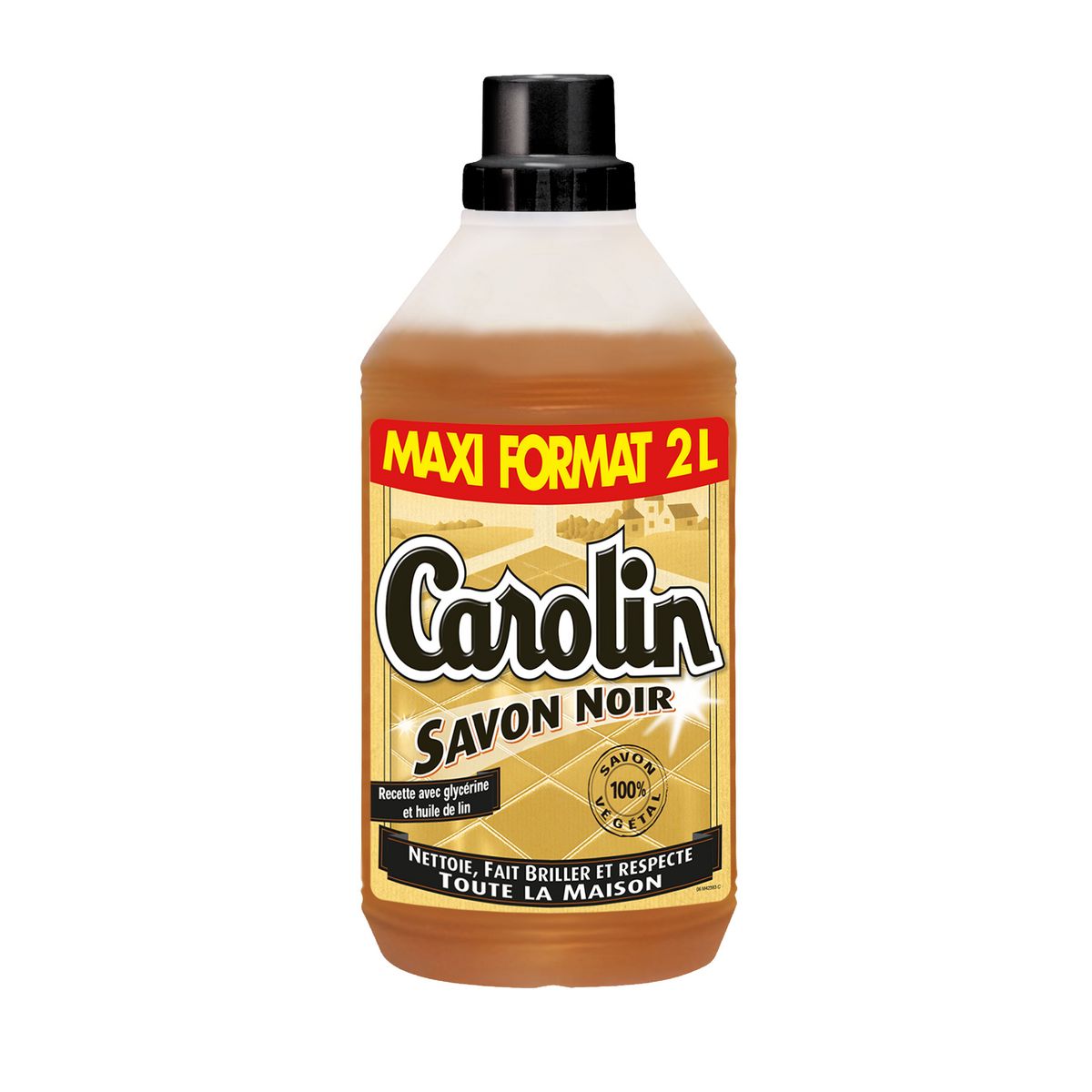 CAROLIN Nettoyant savon noir végétal 2l