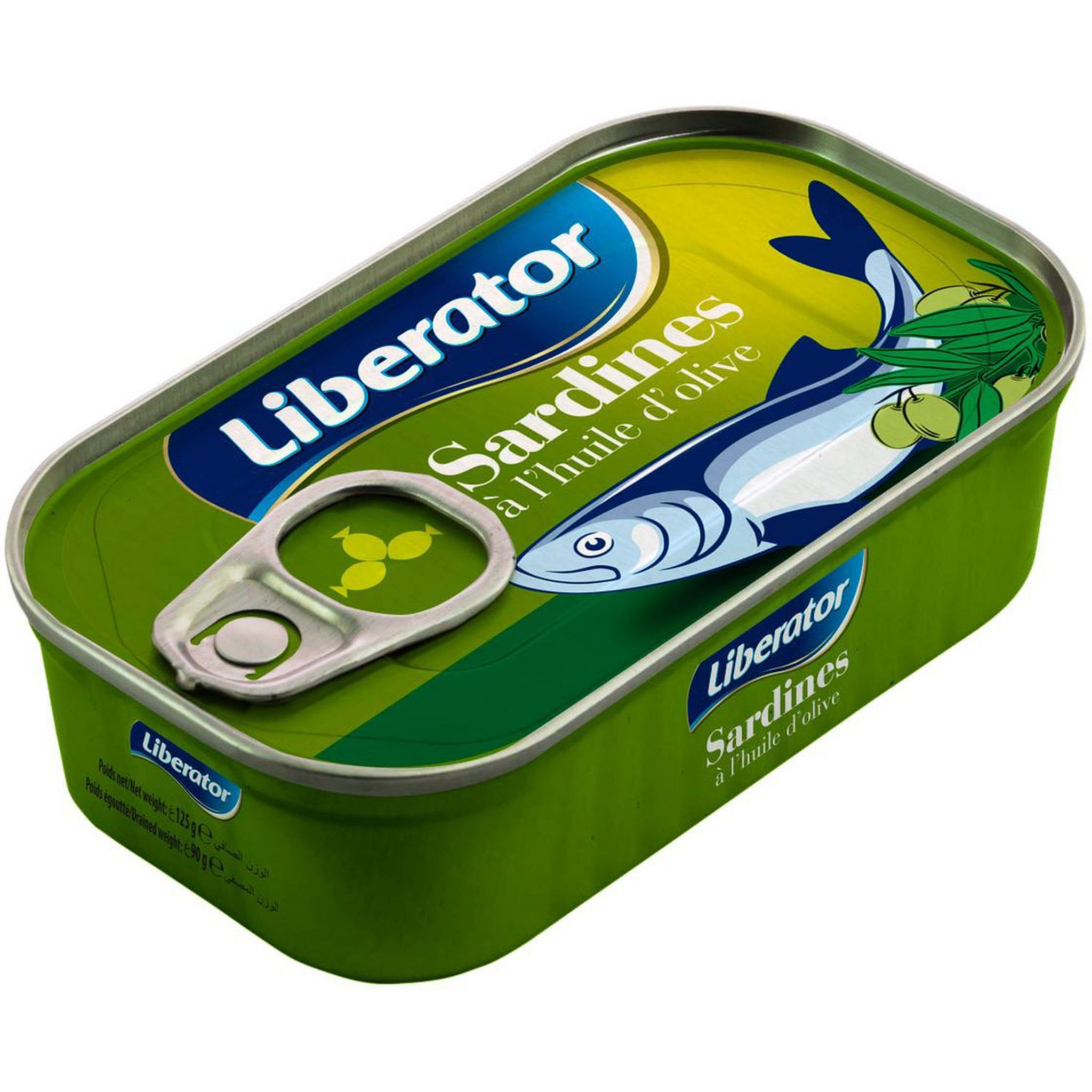 Sardines à l'huile d'olive 125g