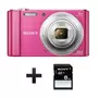 SONY Appareil Photo Compact - DSC-W810 - Rose - Objectif 4.6-27.6 mm + Carte SD 8 Go