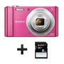 Voir la diapositive 1 : SONY Appareil Photo Compact - DSC-W810 - Rose - Objectif 4.6-27.6 mm + Carte SD 8 Go