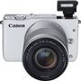 Voir la diapositive 6 : CANON Appareil Photo Hybride - EOS M10 - Blanc + Objectif 15-45 mm