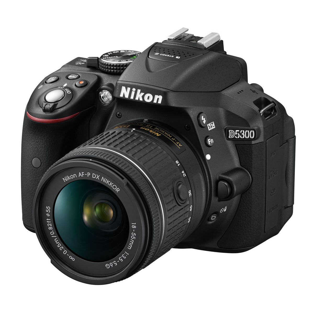 NIKON Appareil photo reflex D5300 + AF-P DX 18-55