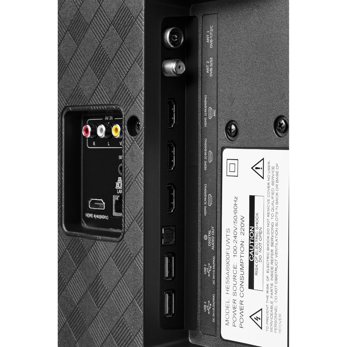 HISENSE 55U7QF TV QLED 4K Ultra HD 139 cm Smart TV 