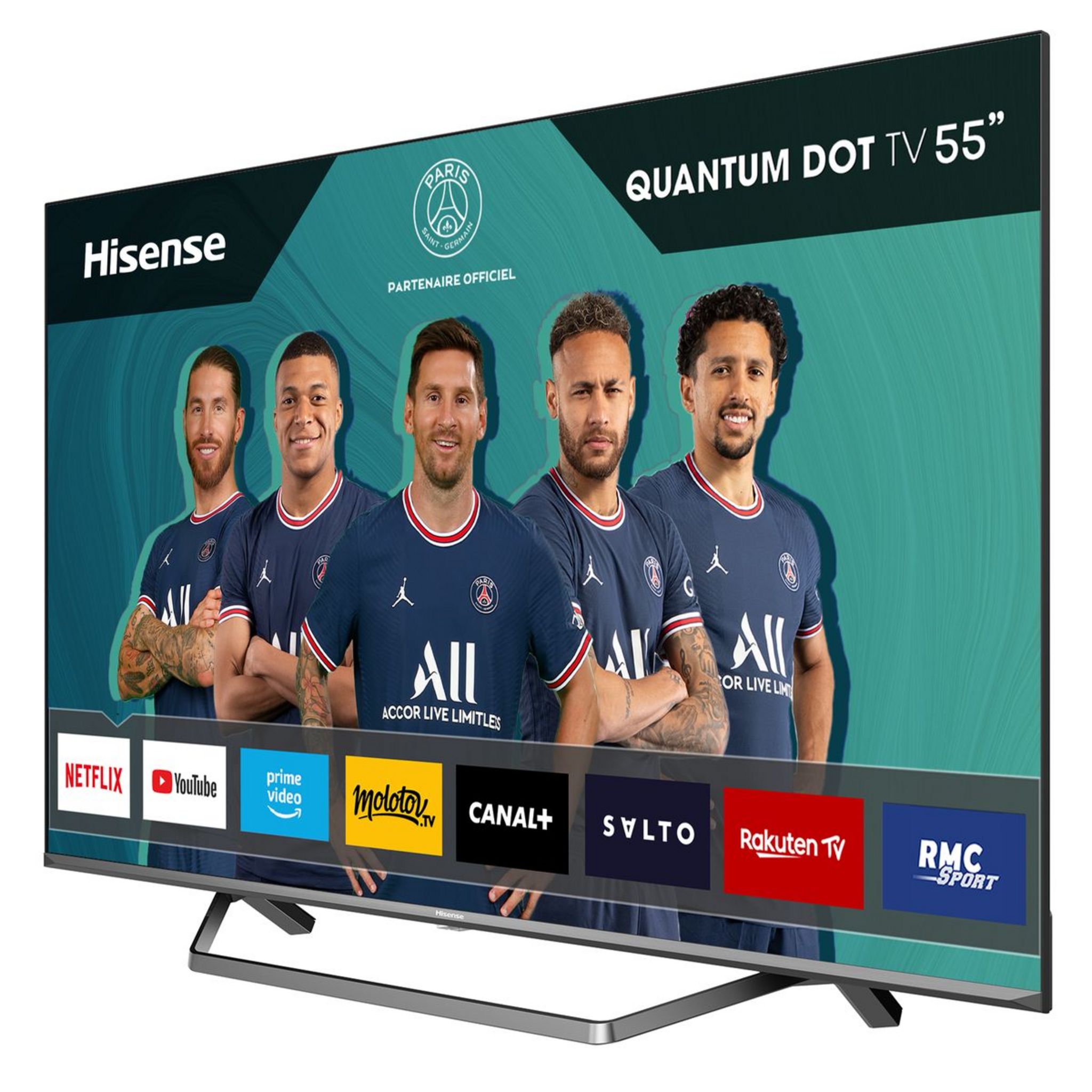 Voir la diapositive 4 : HISENSE 65U7QF TV QLED 4K Ultra HD 164 cm