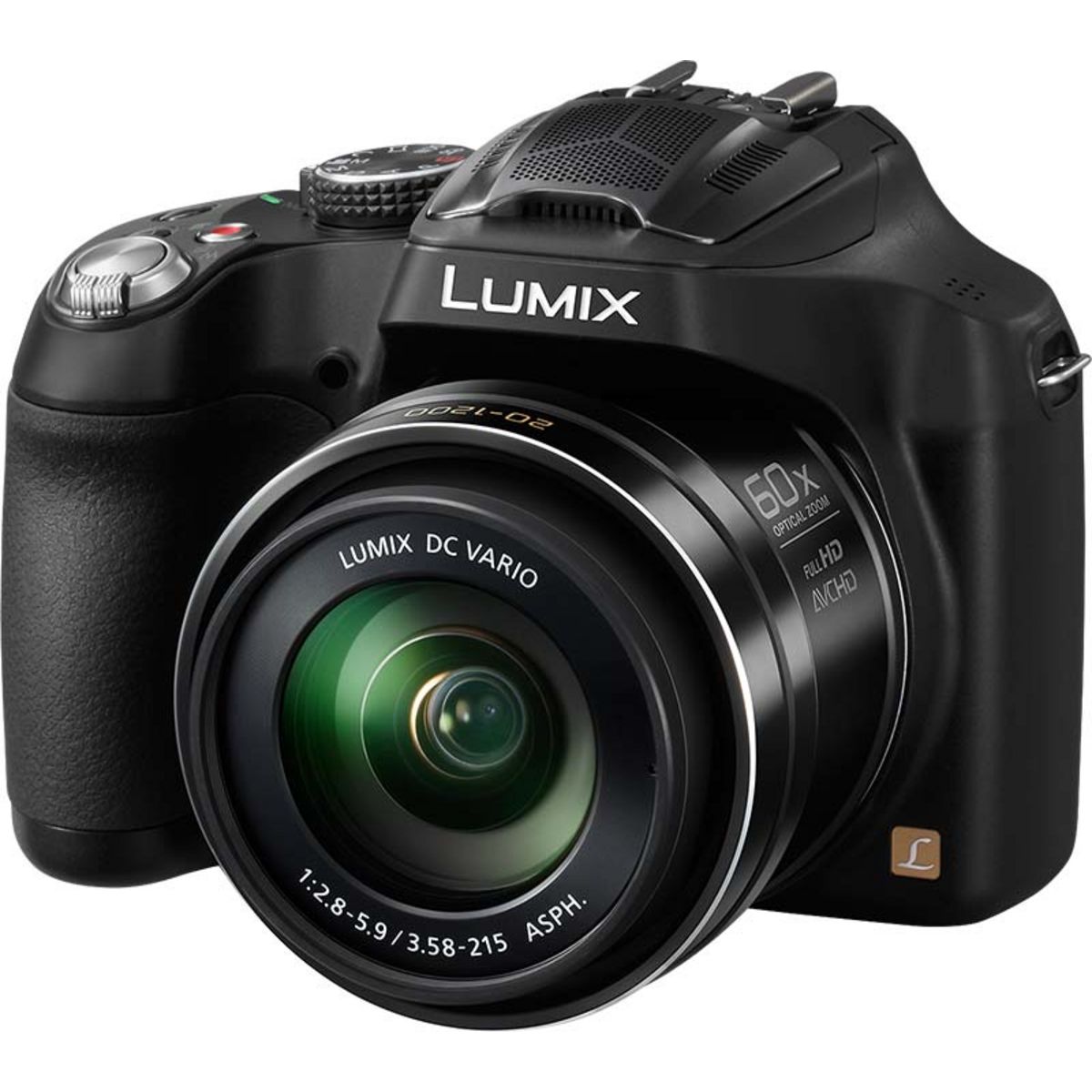 PANASONIC Appareil Photo Bridge -  Lumix DMC-FZ72 - Noir + Objetctif 3.58-215 mm
