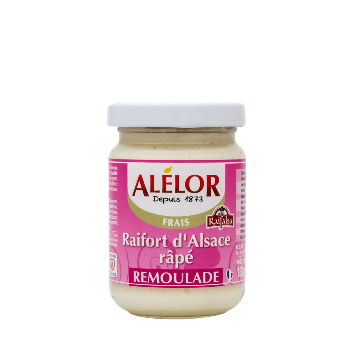 ALELOR Raifort d'Alsace râpé remoulade 130g