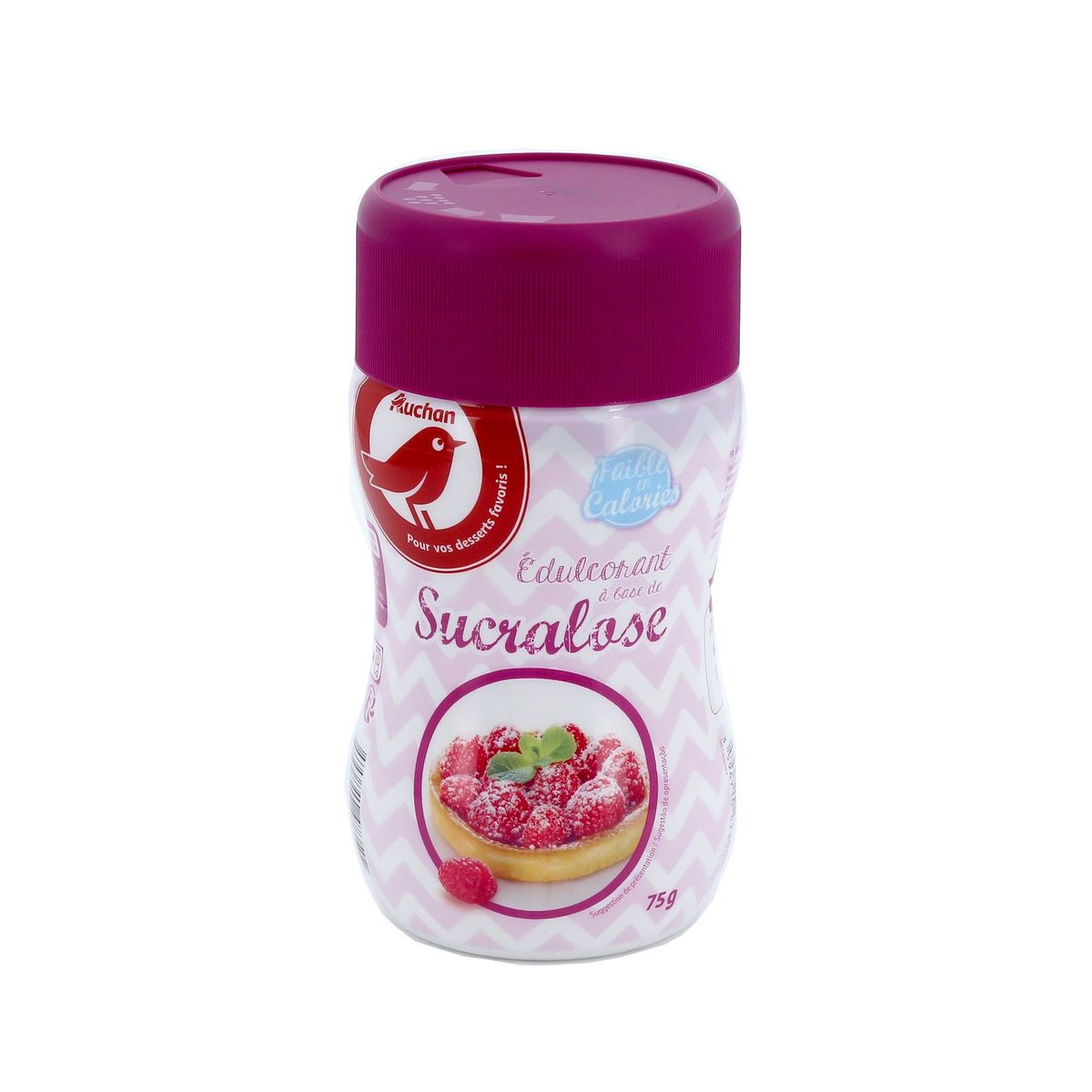 AUCHAN Edulcorant à base de sucralose en poudre 75g