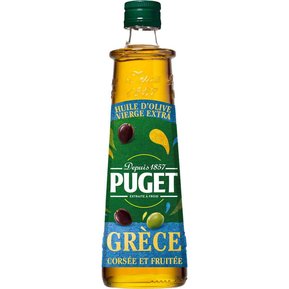 PUGET Huile d'olive vierge extra corsée et fruitée origine Grèce 50cl